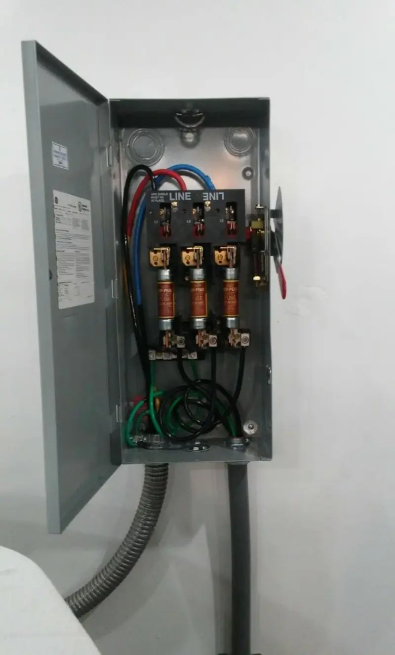 Three-phase disconnect switch installed for Electrical Wiring & Rewiring in St. James City